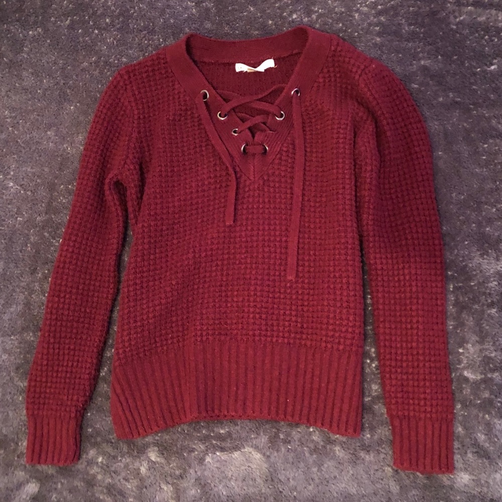 Knit oversized sweater
